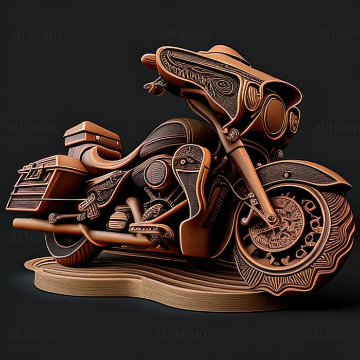 3D модель Harley Davidson CVO Road Glide Ультра (STL)